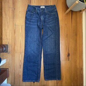 L.L. Bean Straight Fit dark wash jean SIZE 6 Regular